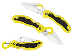 Туристический нож Spyderco Snap-it Salt, yellow/black
