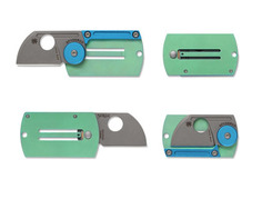 Туристический нож Spyderco Dog Tag Folder, grenn/blue