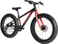 Велосипед NOVATRACK FATBIKE SUV 24" 2024 13" графитовый Stark