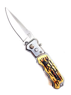 Складной туристический нож черный охотничий Нож складной туристический Компактный Раскла No Brand