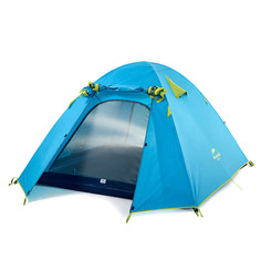 Палатка Naturehike P-Series Aluminum Pole Tent With New Material 210T65D 4 Man Sea Blue