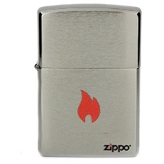 Зажигалка Zippo Flame Серебристый (Б/Р)
