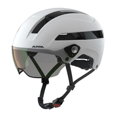 Велошлем Alpina Soho Visor V White Matt (См:55-59)