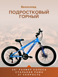 Велосипед PIONEER Centurion 24" 2022 12" blue-darkblue-white