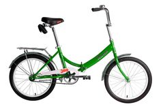 Велосипед FORWARD KAMA 20 2023, зеленый/серебристый, RB3K013E9XGNXSR 20"