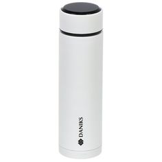 Термос Daniks SL-155H, 0.48 л, с датчиком, белый