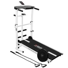 Беговая дорожка Alpin Sprint T-157 складная и механическая, кардио тренажер для фитнеса, д