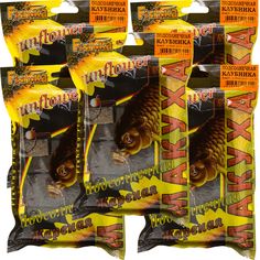 Макуха подсолнечная Fish.ka 1.5 кг Клубника 40 брикетов, 44х36х21 мм