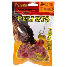 Пеллетс насадочный Fish.ka Земляника 100 гр 8х14 мм
