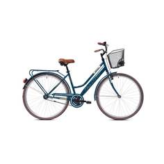 Велосипед CAPRIOLO CITY AMSTERDAM LADY 28 FIX, STEEL 18 синий 2024