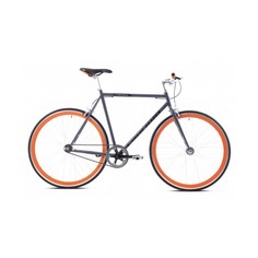 Велосипед CAPRIOLO ROAD FASTBOY 700C FIX, STEEL 54см графит 2023 год