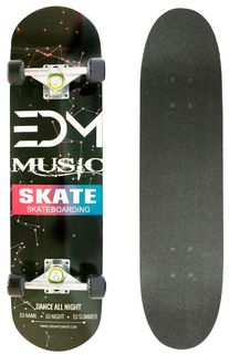 Скейтборд деревянный Cosmoride 222B DM Music No Brand