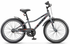 Велосипед Stels Pilot-210 VC 20", Z010 11", серый, LU098542