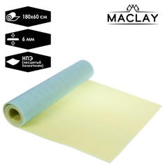 Maclay Коврик туристический двухслойнный, размер 180 х 60 х 0,6 см