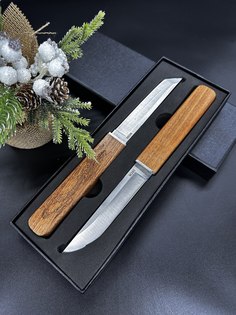 Подарочный набор ножей 2 в 1 Дракон коричневый 120 мм No Brand
