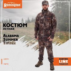 Костюм Remington Alabama Summer Timber р. 2XS RM1056-991