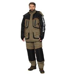 Костюм зимний Siberia Lux хаки/черный тк. Breathable р.44-46/170-176 (Huntsman)