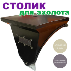 Столик для эхолота Адреналин 10 алюминиевый черный