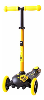 Самокат трехколесный Y-SCOO RT Trio Diamond 120 Monsters 3 5870 yellow zerro