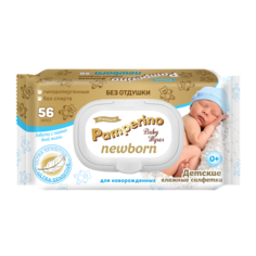 Детские влажные салфетки Pamperino Newborn 56 шт.