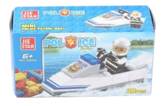 Конструктор пластиковый JIE STAR Водный мотоцикл Shantou Gepai