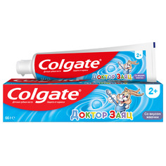 Зубная паста детская Colgate доктор заяц, с фторидом, со вкусом жвачки, 50мл