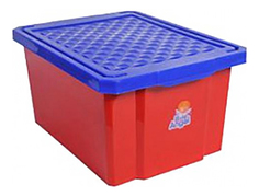 Ящик для хранения игрушек Plastic Republic 57 л красный