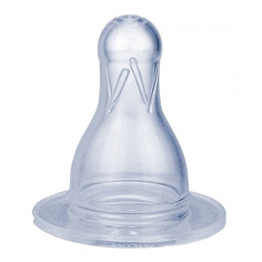 Соска к рожку СКАЗКА антиколиковая, силикон, M