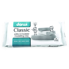 Паста для моделирования Classic, белая, 500 гр. Darwi