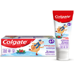 Зубная паста детская Colgate с фторидом, от 6 до 9 лет, со вкусом клубники и мяты, 60 мл