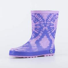 Сапоги резиновые детские Котофей 766080-11 гол-роз р.40