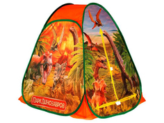 Палатка детская игровая Играем вместе ПАРК динозавров, 81х90х81см, в сумке 333058
