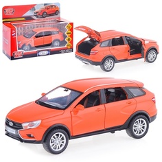 Технопарк Lada Vesta Sw Cross 17,5см, свет, звук, оранжевый