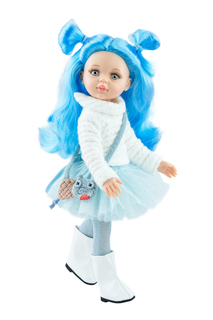Свитер, юбка-пачка, голубые колготки и сумочка-сова для кукол 32 см Paola Reina