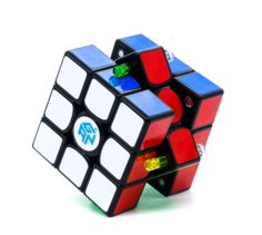 Кубик головоломка 3x3 Gans Puzzles Gan 356 AIR, черный пластик No Brand