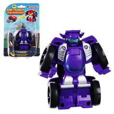ИГРОЛЕНД Робот трансформирующийся, ABS, 7х7х4см, 6 дизайнов