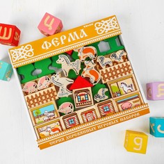 Конструктор «Ферма», 42 элемента Томик