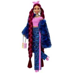 Кукла Барби и аксессуары Barbie Extra с бордовыми косами HHN09