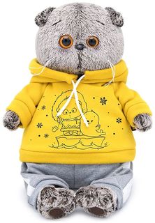Мягкая игрушка Budi Basa кот Басик в спортивном костюме 22 см