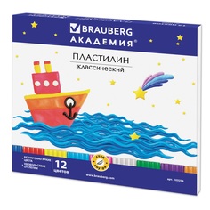 Набор из 16 шт, Пластилин классический BRAUBERG (103256)