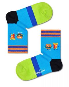 Детские носки Beach Ball Sock Happy socks голубой с зеленым 4-6Y