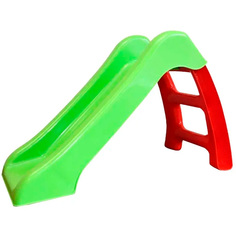 Горка Пластик Пл-С115 зелено-красная 70см