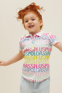 Поло детское US Polo Assn G084SZ0110PELIF, белый, 140