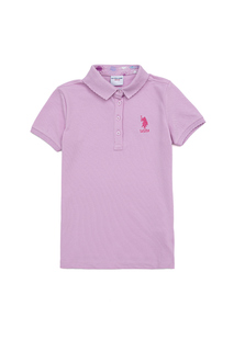 Поло детское US Polo Assn G084SZ0110TP01-IY022, светло-сиреневый, 116