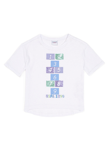 Футболка детская US Polo Assn G084SZ0110NAYTE, белый, 128