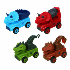 Машинка Игроленд Дино-спецтехника инерционная в ассортименте (дизайн по наличию)