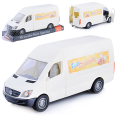 Автомобиль "Mercedes Sprinter" грузовой (белый) на планшетке ТИГРЕС