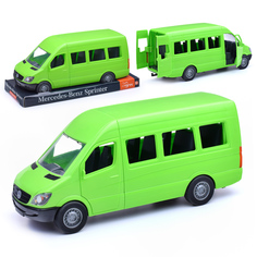 Автомобиль «Mercedes-Benz Sprinter» пасажирский (зеленый) на планшетке ТИГРЕС