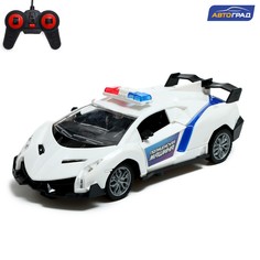 Радиоуправляемая машинка Автоград Полиция, цвет белый
