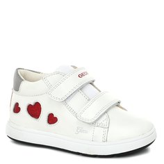 Кеды детские GEOX B BIGLIA GIRL, белый, 18